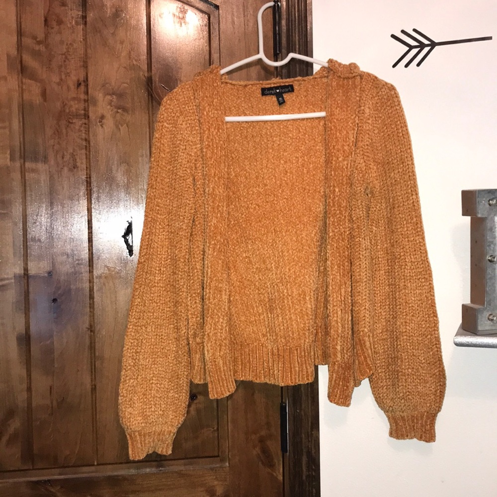 Soft yellow cardigan
